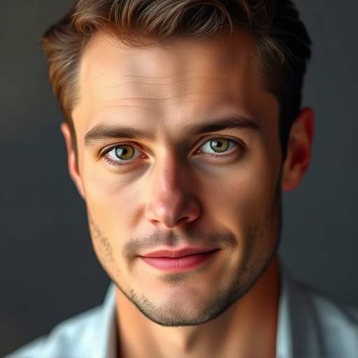 Portrait of Julian Vance, Founder and CEO of Lumiere Studios
